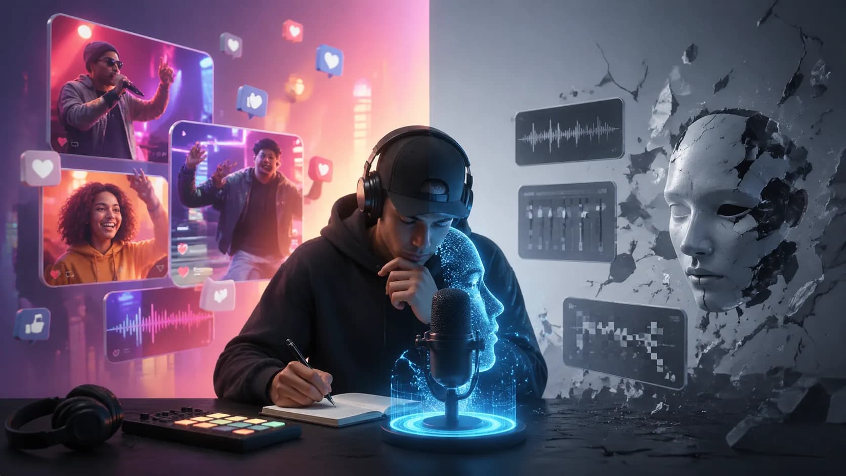 Rap Generator Create for Social Media Content: Channel-by-Channel Audio Workflow